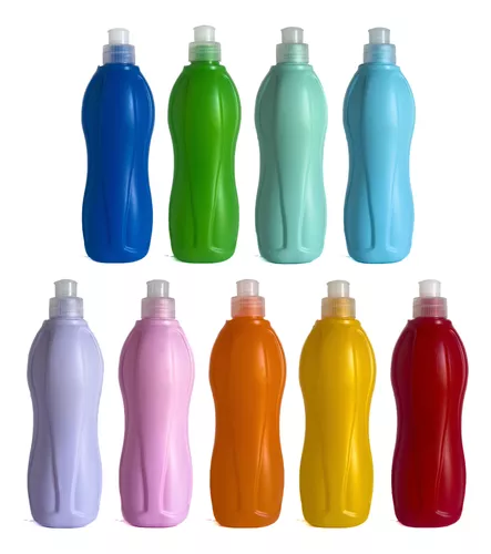 Botellas de agua deportivas plástico 6 colores botella de agua deportiva  pulverizadora portátil - todoecofriendly