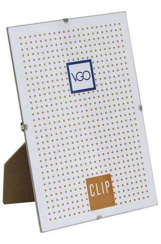 Portarretratos Clip Con Pie Material Vidrio Vgo Cl1015/p