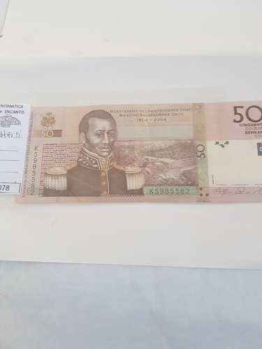 Billetes Haiti  50 Gourdes