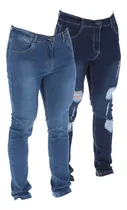 Comprar Paquete De 2 Pantalones Jeans Para Hombre Skinny Stretch