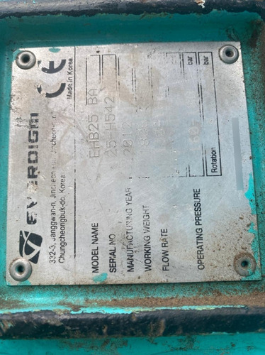 Imagen 4 de 8 de Martillo Hidraulico Excavadora 1500 - 1700 Kg -
