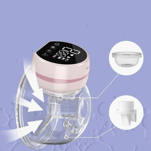 Cx2 Lazhu Wearable Bomba Leite Materno Recarregável Mãos