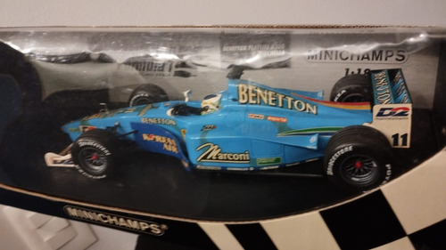 Auto Colección F1 Minichamps  Esc. 1 18  24 Cm Benetton