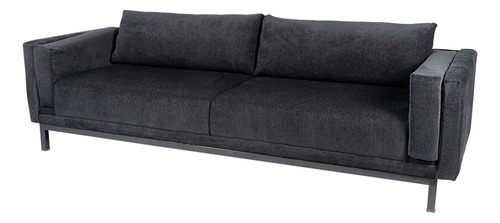 Sofá Doble Diseño Moderno Minimalista 2 Plazas Sala Color Gris marmoleado Diseño de la tela Marmoleado