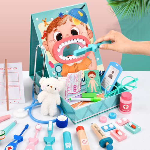 Juego De Roles Dentista Set Odontólogo Premium Niños