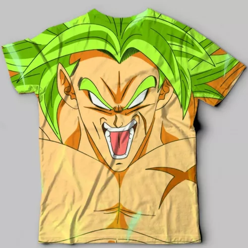 Camisa Camiseta Blusa Anime Dragon Ball Broly Filme