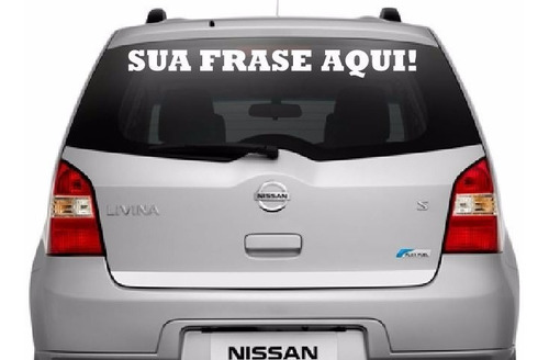 Adesivo Frase Personalizada Para Carro Caminhão