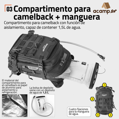 Bolso Mochila Tanque Moto Rhinowalk 9 L Mjx2002 - Acamp.ar