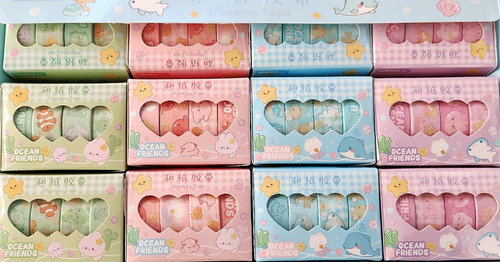 Washi Tape Cinta Adhesiva Tape Decorativa Con Diseñ 16 Uds