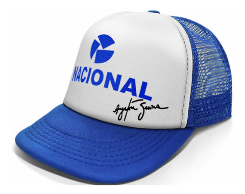 Gorra Ayrton Senna Nacional Formula 1 Snapback Trucker