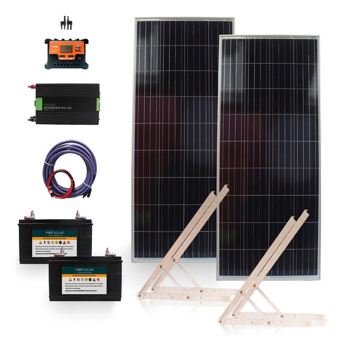 Kit Solar Aislada 1500 W Heladera Ventilador | Premium