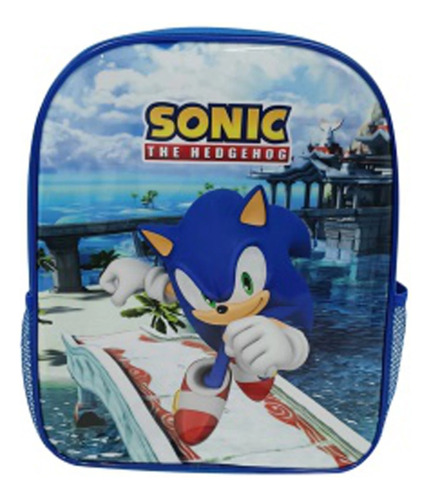 Mochila Infantil Sonic Prime 30 X 24 X 20 Cm Escolar