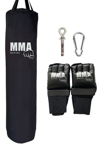 Saco De Boxeo Profesional Extra Largo 155 Cm + Guantes Mma