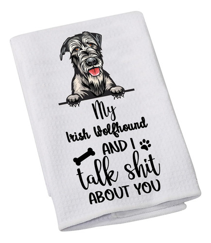 Irish Wolfhound Lovers Gift My Irish Wolfhound And I Talk Sh