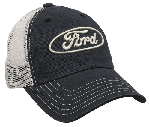 Gorra Ford Logo Oval Trucker Carrera Mecánico Piques Muscle