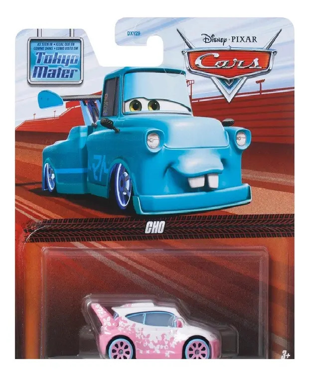 Cars Cho Metalica Escala 1:55 Dxv29 Mattel Rosa