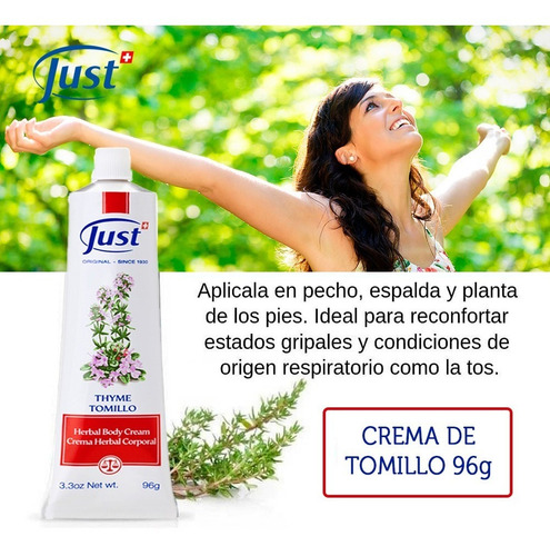 Imagen 6 de 6 de Eucasol Spray 75ml Y Crema De Tomillo 96g Swiss Just