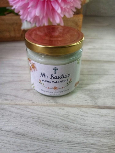Imagen 5 de 5 de Velas Aromaticas Recuerdos Bautizos