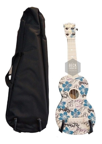 Ukelele Soprano Funda Cuerdas Aquila Santa Cruz Aqua Aqf