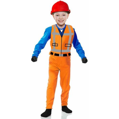 Disfraz De Constructor Para Niño Talla: L Halloween