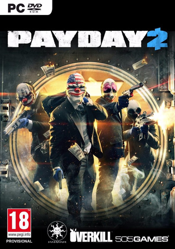 Pay Day 2 Game Of The Year Edition Pc Físico 2 Dvd´s Envíos
