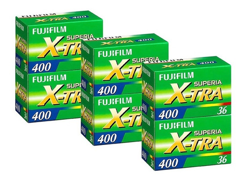 6 Filmes Superia X-tra Iso 400 35mm (36 Poses Cada)