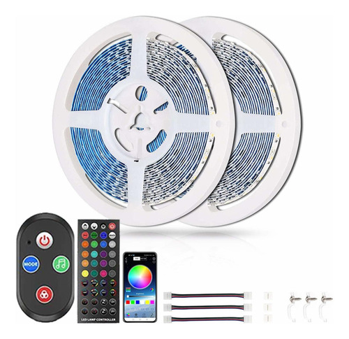 Glehome Led Strip Lights 40ft (2×6m 360leds) And Remote C