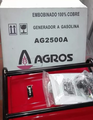 Planta Electrica Agros. Ag2500a. 2500w. Gasolina