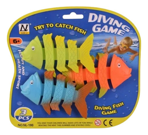 Juego Para Pileta Peces De Goma 10 Cm