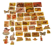 Comprar Lote De 45 Figuritas Antiguas Variadas Años 30\u002F40