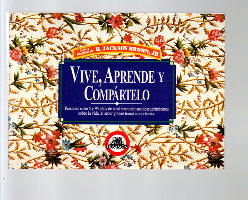 Livro Vive, Aprende Y Compártelo, H. Jackson Brown (Usado)