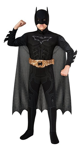 Batman Dark Knight Rises Batman Traje Deluxe Light-up Del Ni