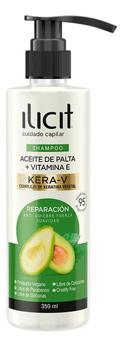 Shampoo Ilicit Kera-v Reparacion 350 Ml