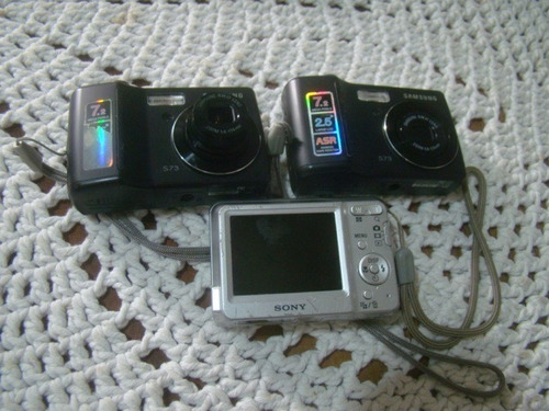 3 Cameras Samsung E Sony Para Consertar , Ler