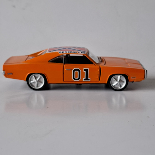 Dodge Charger R/t 1970 Custom General Lee Dukes Hazzard 1/36 Color Naranja