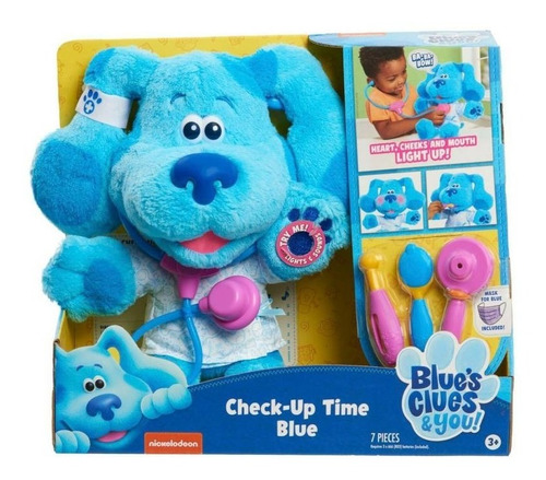 Blue's Clue & You! Peluche Blue Y Su Chequeo Medico 