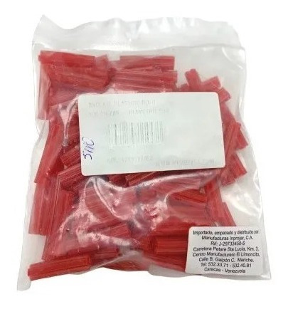 100 Ramplug Ramplus Plastico Rojo Inprojar 5110 1.35 Xavi