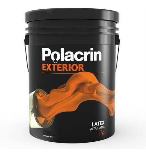 Latex Exterior 4 Litros Blanca Polacrin Alta Gama Acri Envio