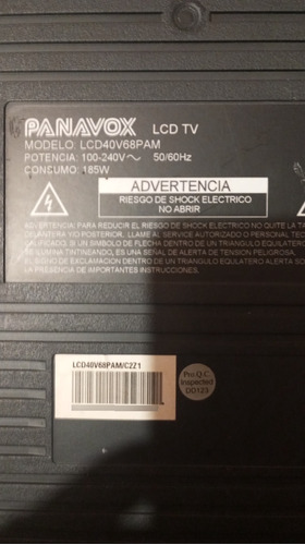 Tv Lcd Panavox 40 Pungadas