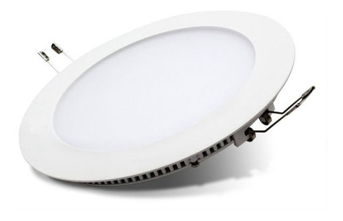 Pack 5 Focos Led Placa Circular Encajado 12 W / Hbled