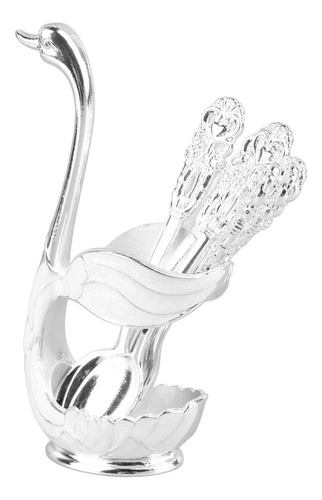 Portacucharas Tipo Cisne Para Café, Elegante, De Aleación, P