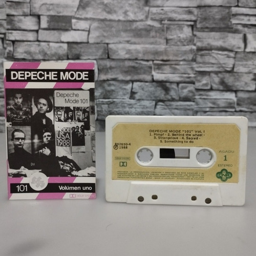Depeche Mode  101 Volumen 1 Cassette Uruguay Cnr