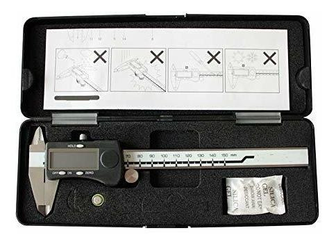 Vernier Caliper Digital Inch Metric Fraction With Extra Lcd