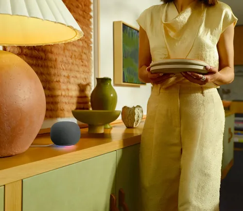 Altavoz Inteligente Google Home 360 Sound Gemini Marrón | Cuotas