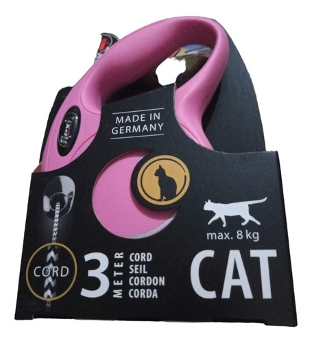 Correa Retráctil   Flexi Cat Xs 3m Gatos Hasta 8 Kg