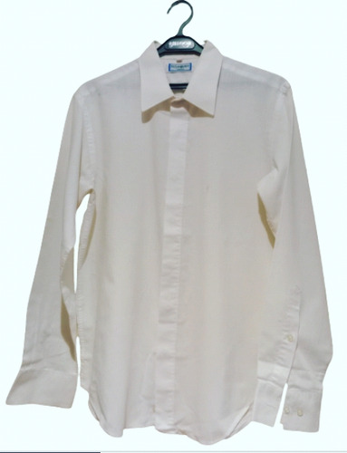 Camisa Yves Saint Laurent Blanca Talle 40 Mangas Largas (7) 