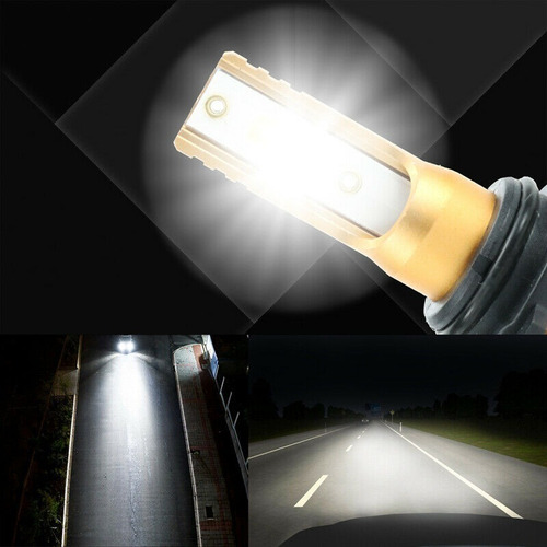 Set 2x Focos 9006 Hb4 Led Chip Cob Luz Intensa 6000k 12v 24v