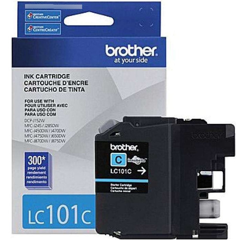 Cartucho De Tinta Brother Cyan Lc101c Para Inkjet Dcpj152w