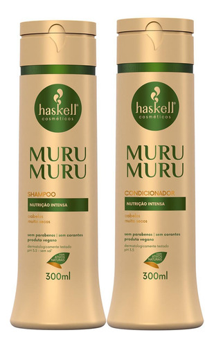 Kit Shampoo E Condicionador 300ml Haskell Murumuru
