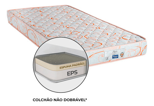 Colchão Solteiro D28 De Espuma Maxx Super Extra Firme 78x188